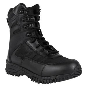 Botas tácticas Altama Vengeance SR 8 pulgadas color negro con cremallera lateral YKK para policía, ejército y uso operacional en Colombia - Suela antideslizante carbono, cuero grano completo y malla transpirable - Tienda fisica Buga, Cali, valle con Envíos a Bogotá, Medellín nacional