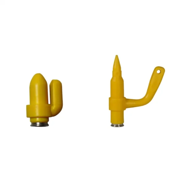 Cartucho de seguridad amarillo DIPSE calibre 5.56mm inyectado en polímero POM para fusiles Galil AR, ACE, M16 y M4. Dispositivo de instrucción y transporte seguro que permite visualizar recámara despejada. Cali, Medellin, Bogota, Palmira, Tulua, Cartago, Pereira.