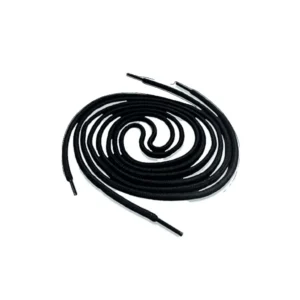 Par de cordones negros para botas tácticas y militares fabricados en nylon trenzado de alta resistencia con punteras rígidas. Repuesto durable para calzado de combate, trabajo rudo y outdoor. Cali, Medellin, Bogota, Palmira, Tulua, Cartago, Pereira. Army Store, tienda Tactica.