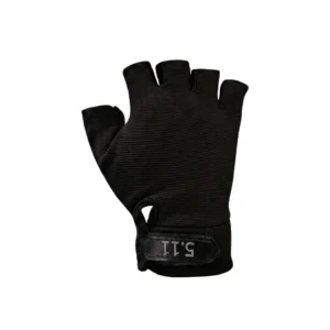 Guantes tácticos cortos sin dedos estilo 5.11 negros con palma antideslizante de goma 3D. Tejido transpirable de poliéster/elastano ideal para tiro, ciclismo, fitness y trabajo manual. Talla única ajustable. Cali, Medellin, Bogota, Palmira, Tulua, Cartago, Pereira. Army Store, tienda Tactica.