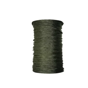 Rollo de paracord tipo III 550 verde militar con 3 hilos internos reflectantes. Cuerda de nylon resistente a 550 lb, ideal para supervivencia, camping, manualidades y señalización nocturna. Cali, Medellin, Bogota, Palmira, Tulua, Cartago, Pereira. Army Store, tienda Tactica.
