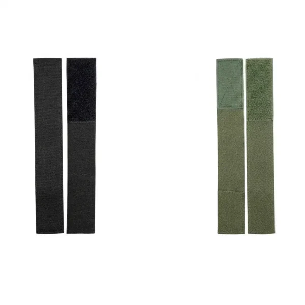 Ligas delgadas tácticas de velcro en negro y verde oliva para organización de cables, equipo y gear. Straps ajustables y reutilizables ideales para uso militar, outdoor y EDC. Cali, Medellin, Bogota, Palmira, Tulua, Cartago, Pereira. Army Store, tienda Tactica.