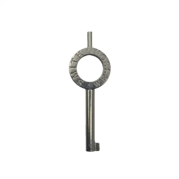 Llave de repuesto original para esposas Smith & Wesson en metal durable. Compatible con modelos M100, M200, M300. Accesorio esencial para fuerza pública y seguridad. Cali, Medellin, Bogota, Palmira, Tulua, Cartago, Pereira. Army Store, tienda Tactica.