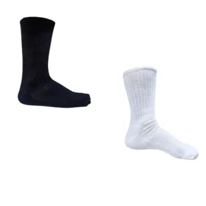Medias canaladas negras y blancas de algodón. Calcetines tácticos de media caña resistentes y cómodos para uso militar, deportivo y casual. Disponibles en negro y blanco. Cali, Medellin, Bogota, Palmira, Tulua, Cartago, Pereira. Army Store, tienda Tactica.
