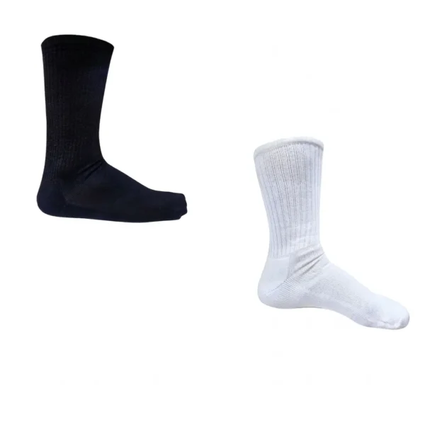 medias-canaladas-negras-y-blancas---calcetines-tacticos-de-algodon-1 Medias canaladas negras y blancas de algodón. Calcetines tácticos de media caña resistentes y cómodos para uso militar, deportivo y casual. Disponibles en negro y blanco. Cali, Medellin, Bogota, Palmira, Tulua, Cartago, Pereira. Army Store, tienda Tactica.